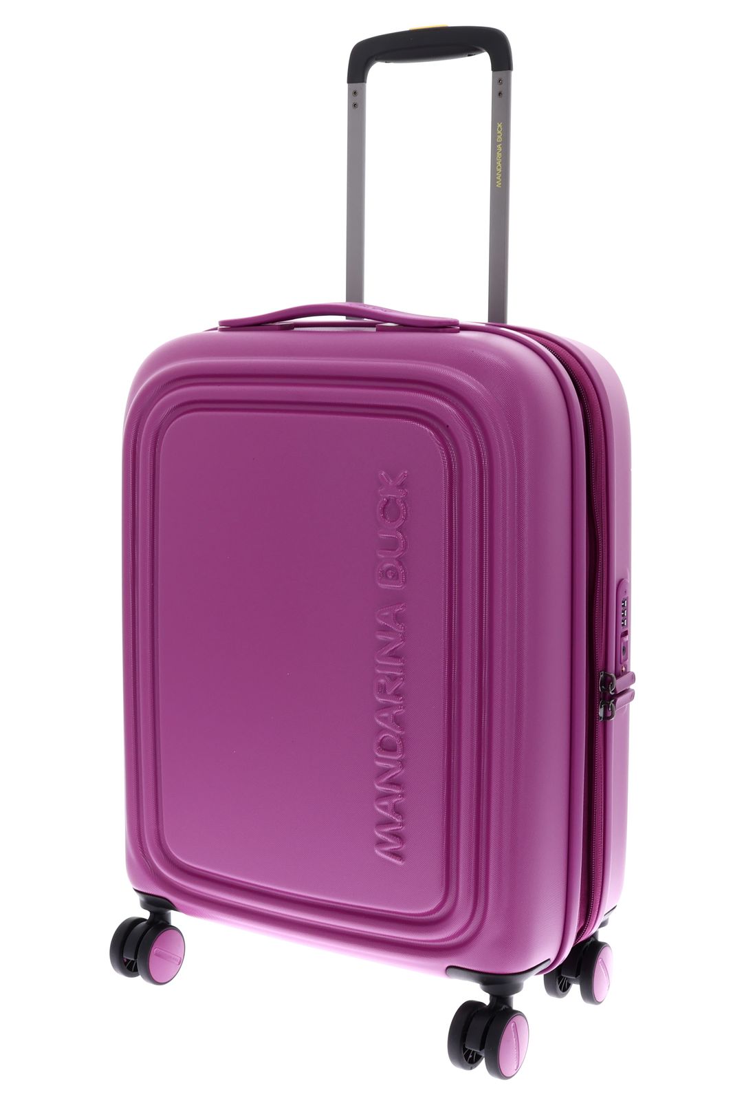 MANDARINA DUCK Logoduck + Expandable Cabin Trolley Digital Pink MANDARINA DUCK Logoduck + Expandable Cabin Trolley Digital Pink