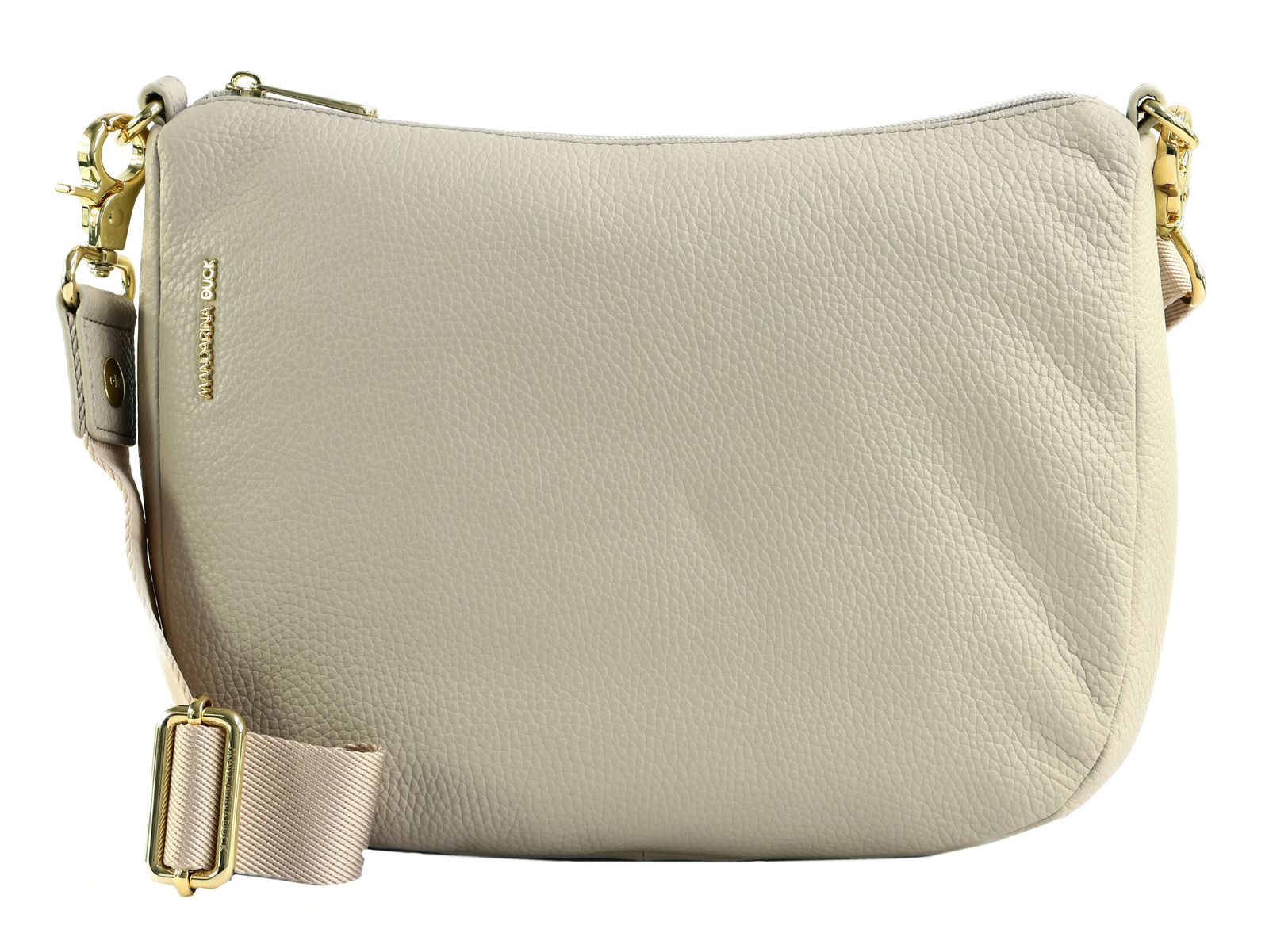 MANDARINA DUCK Mellow Leather Hobo Bag Cocoon