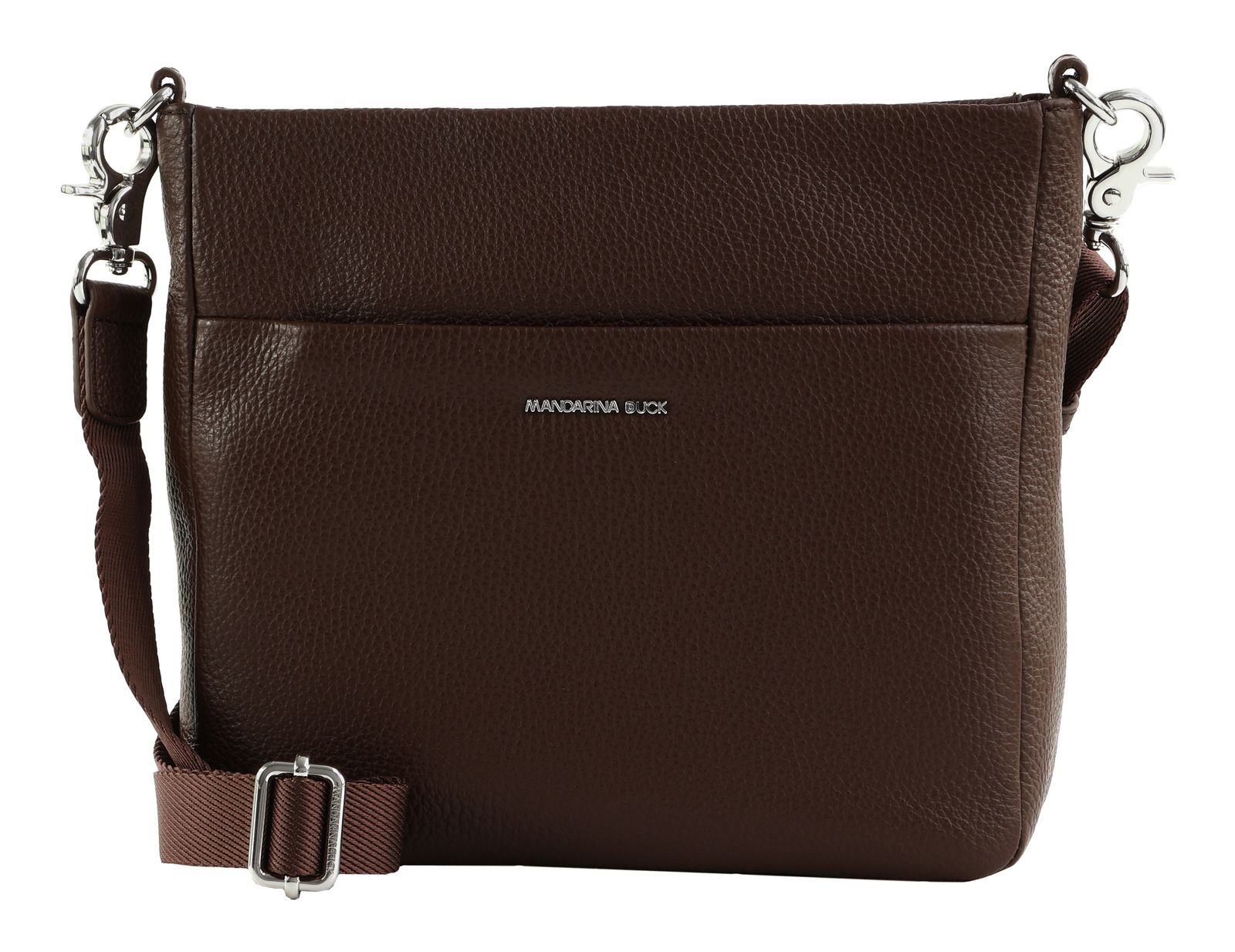 MANDARINA DUCK Mellow Leather Crossover Bag Espresso