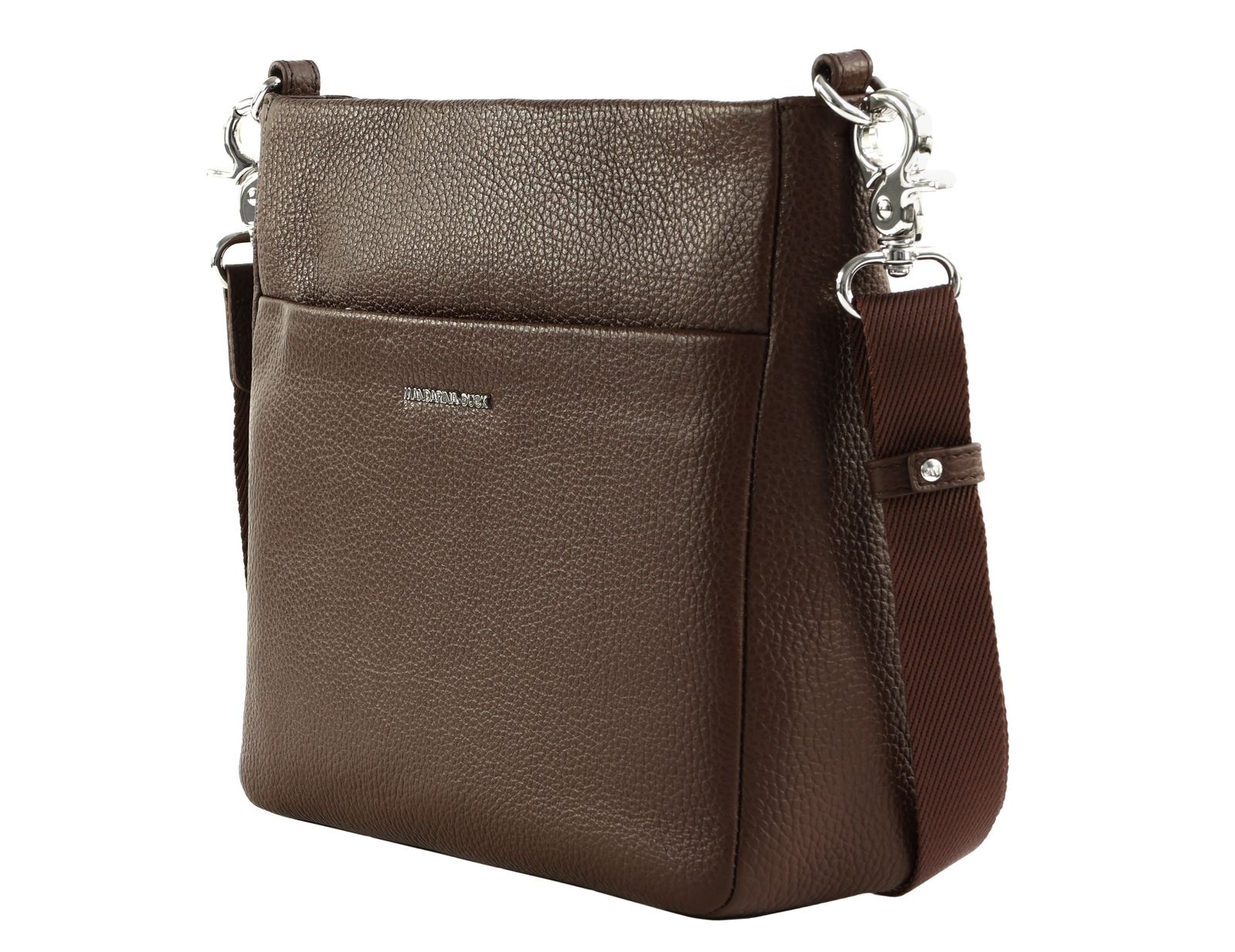 MANDARINA DUCK Mellow Leather Crossover Bag Espresso MANDARINA DUCK Mellow Leather Crossover Bag Espresso