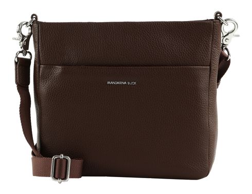 MANDARINA DUCK Mellow Leather Crossover Bag Espresso