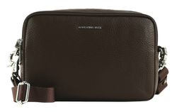 MANDARINA DUCK Mellow Leather Crossbody Camera Bag Espresso | Buy