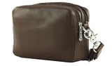 MANDARINA DUCK Mellow Leather Crossbody Camera Bag Espresso MANDARINA DUCK Mellow Leather Crossbody Camera Bag Espresso
