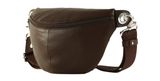 MANDARINA DUCK Mellow Leather Bum Bag Espresso MANDARINA DUCK Mellow Leather Bum Bag Espresso