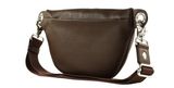 MANDARINA DUCK Mellow Leather Bum Bag Espresso MANDARINA DUCK Mellow Leather Bum Bag Espresso
