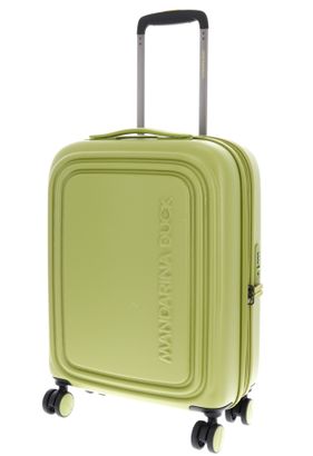 MANDARINA DUCK Logoduck + Expandable Cabin Trolley Winter Olive