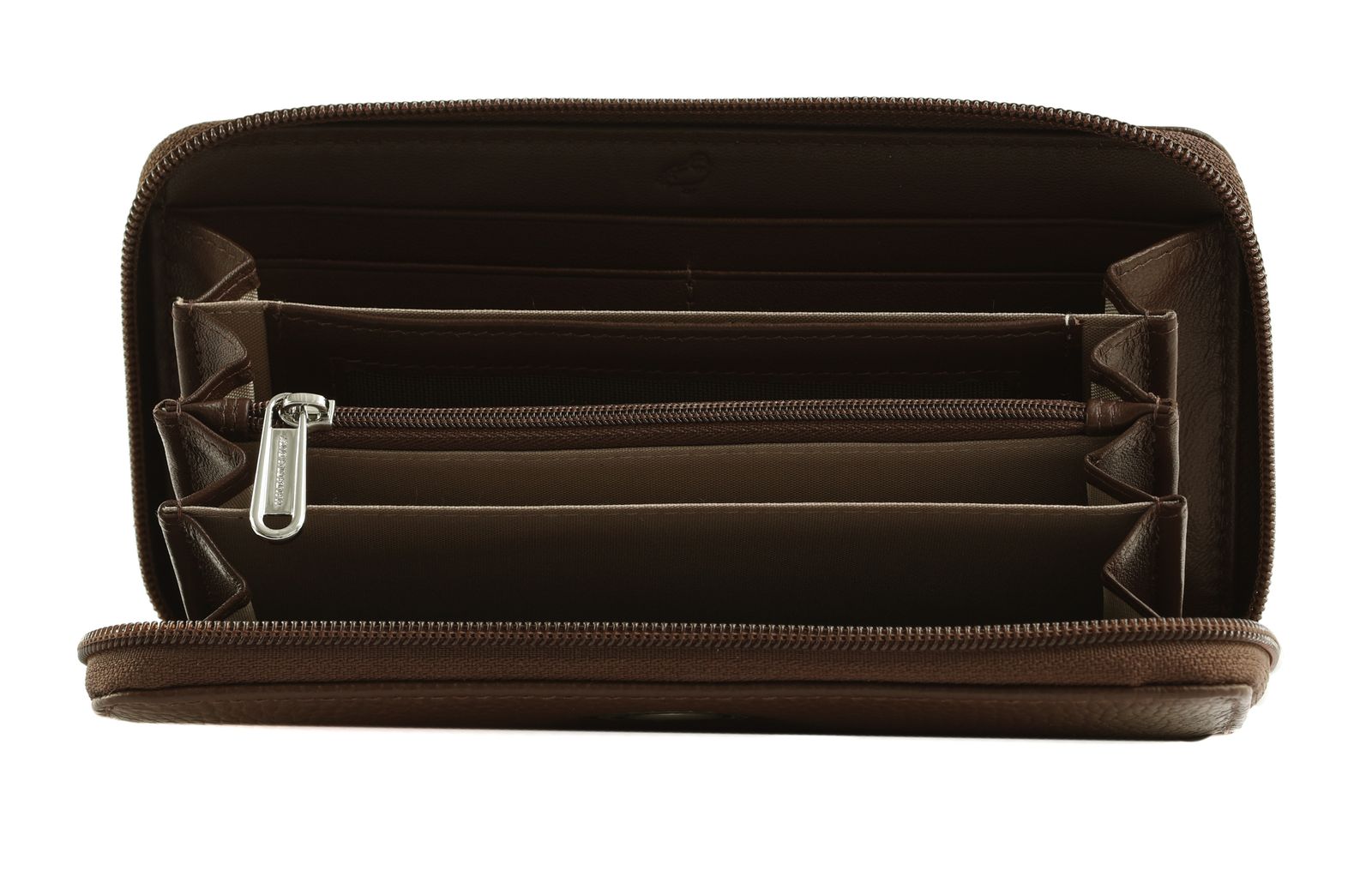 MANDARINA DUCK Mellow Leather Zip Around Wallet L Espresso MANDARINA DUCK Mellow Leather Zip Around Wallet L Espresso