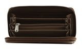 MANDARINA DUCK Mellow Leather Zip Around Wallet L Espresso MANDARINA DUCK Mellow Leather Zip Around Wallet L Espresso