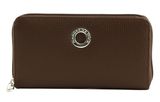 MANDARINA DUCK Mellow Leather Zip Around Wallet L Espresso MANDARINA DUCK Mellow Leather Zip Around Wallet L Espresso