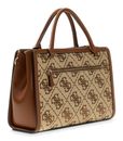 GUESS Audrey Logo Girlfriend Satchel Latte Logo