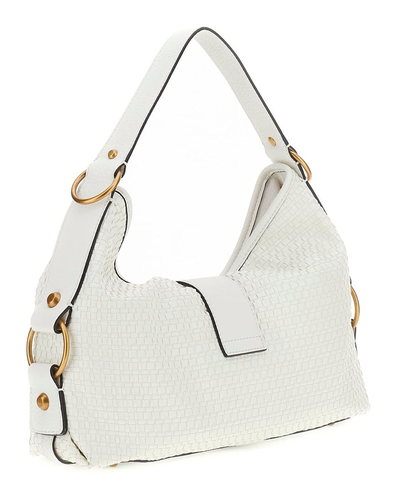 GUESS Camden Shoulder Bag White GUESS Camden Shoulder Bag White