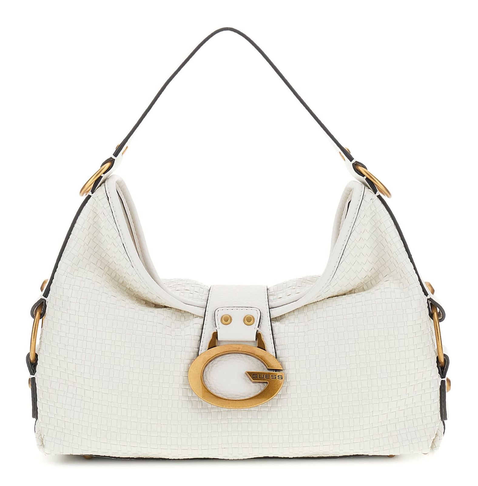 GUESS Camden Shoulder Bag White
