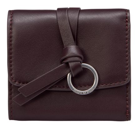 Marc O'Polo Lunya Leather Combi Wallet Black Cherry