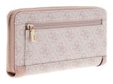 GUESS Lindsey SLG Zip Around Wallet L Orchid Logo