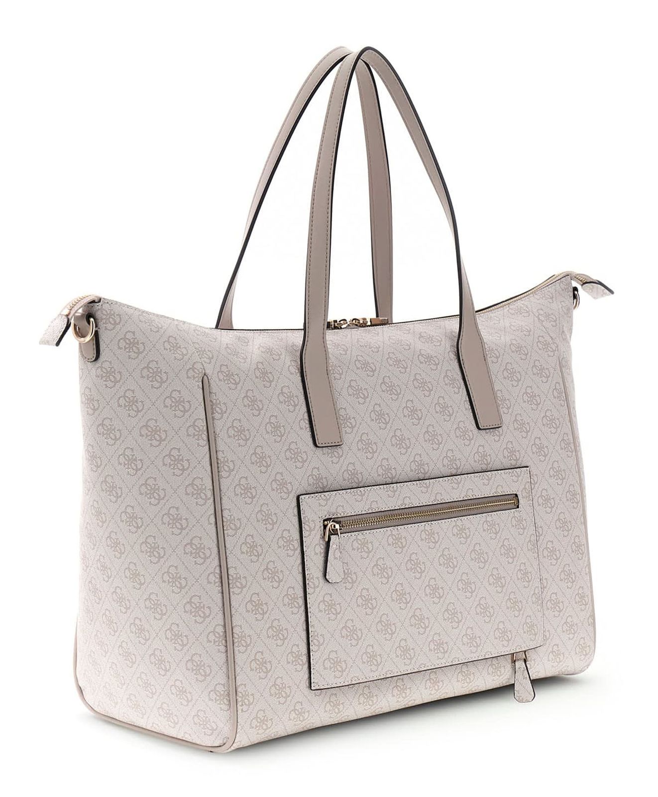 GUESS Latona Travel Carryon Tote L Bone Logo GUESS Latona Travel Carryon Tote L Bone Logo
