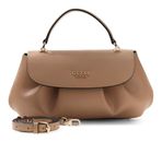 GUESS Amorette Top Handle Flap Bag Beige