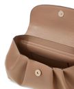 GUESS Amorette Top Handle Flap Bag Beige