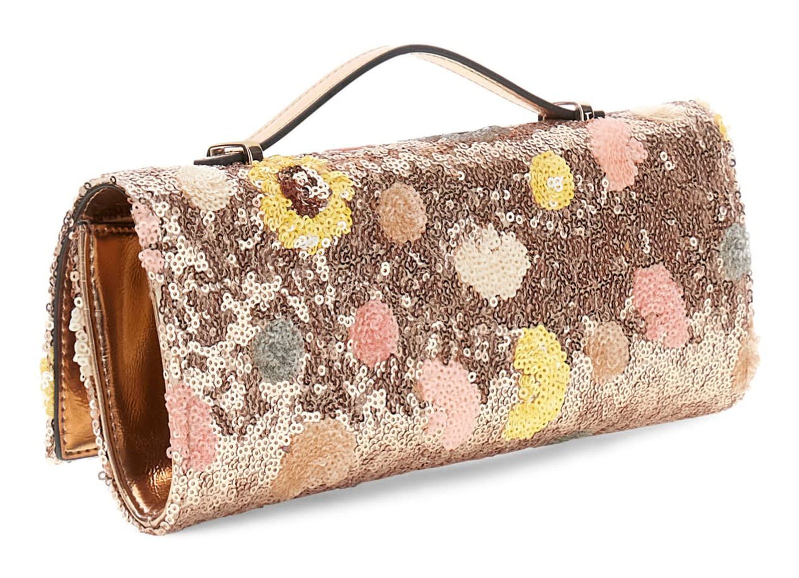 GUESS Tasmin Top Handle Clutch Floral Multi GUESS Tasmin Top Handle Clutch Floral Multi