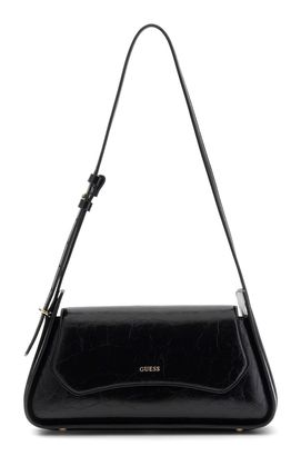 GUESS Xena Flap Shoulder Bag Black