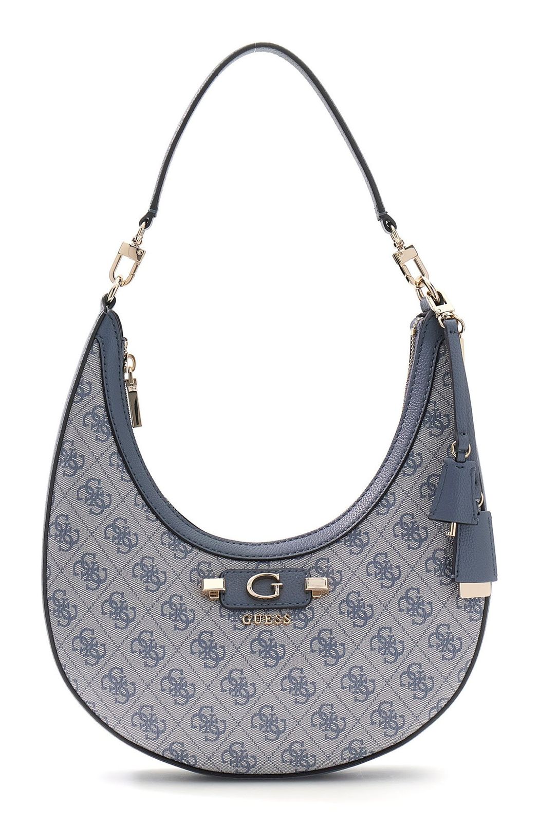 GUESS Lindsey Hobo Slate Logo