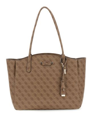 GUESS Lindsey Travel Tote Latte Logo