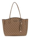 GUESS Lindsey Travel Tote Latte Logo GUESS Lindsey Travel Tote Latte Logo