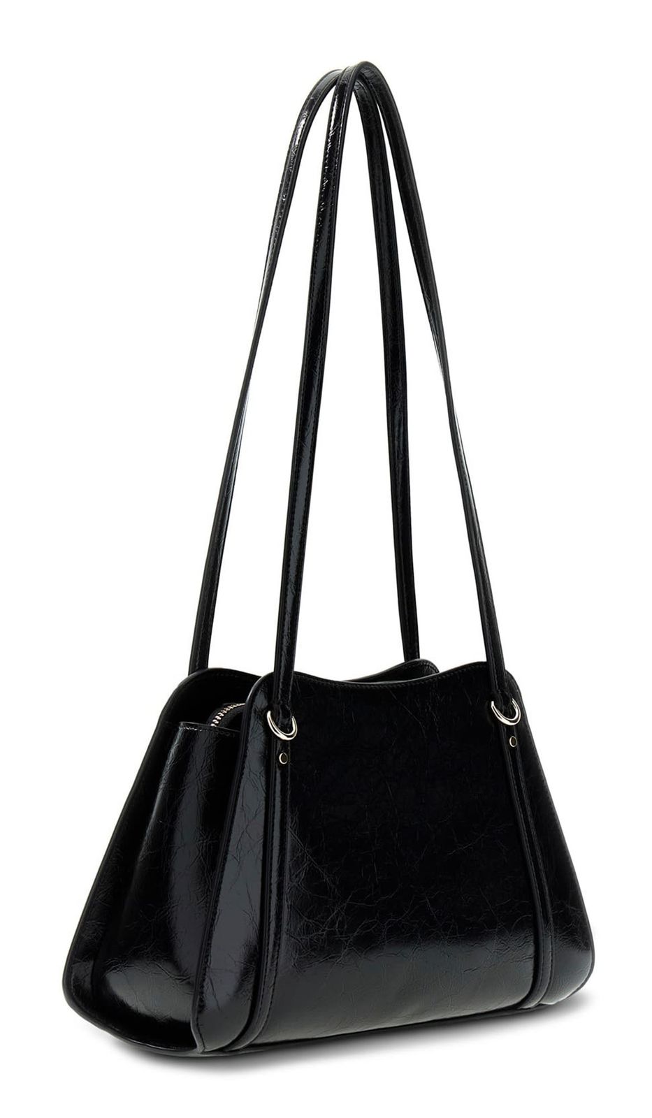 GUESS Xena Shoulder Satchel Bag Black GUESS Xena Shoulder Satchel Bag Black