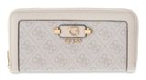 GUESS Lindsey SLG Zip Around Wallet L Bone Logo GUESS Lindsey SLG Zip Around Wallet L Bone Logo