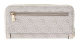 GUESS Lindsey SLG Zip Around Wallet L Bone Logo GUESS Lindsey SLG Zip Around Wallet L Bone Logo