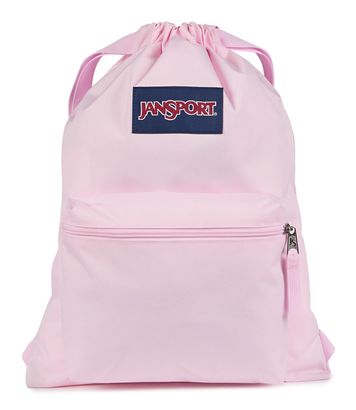 JanSport Drawsack Backpack Pink Ice