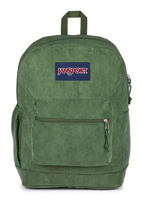 JanSport Cross Town Plus Remix Backpack Cargo Green Corduroy JanSport Cross Town Plus Remix Backpack Cargo Green Corduroy