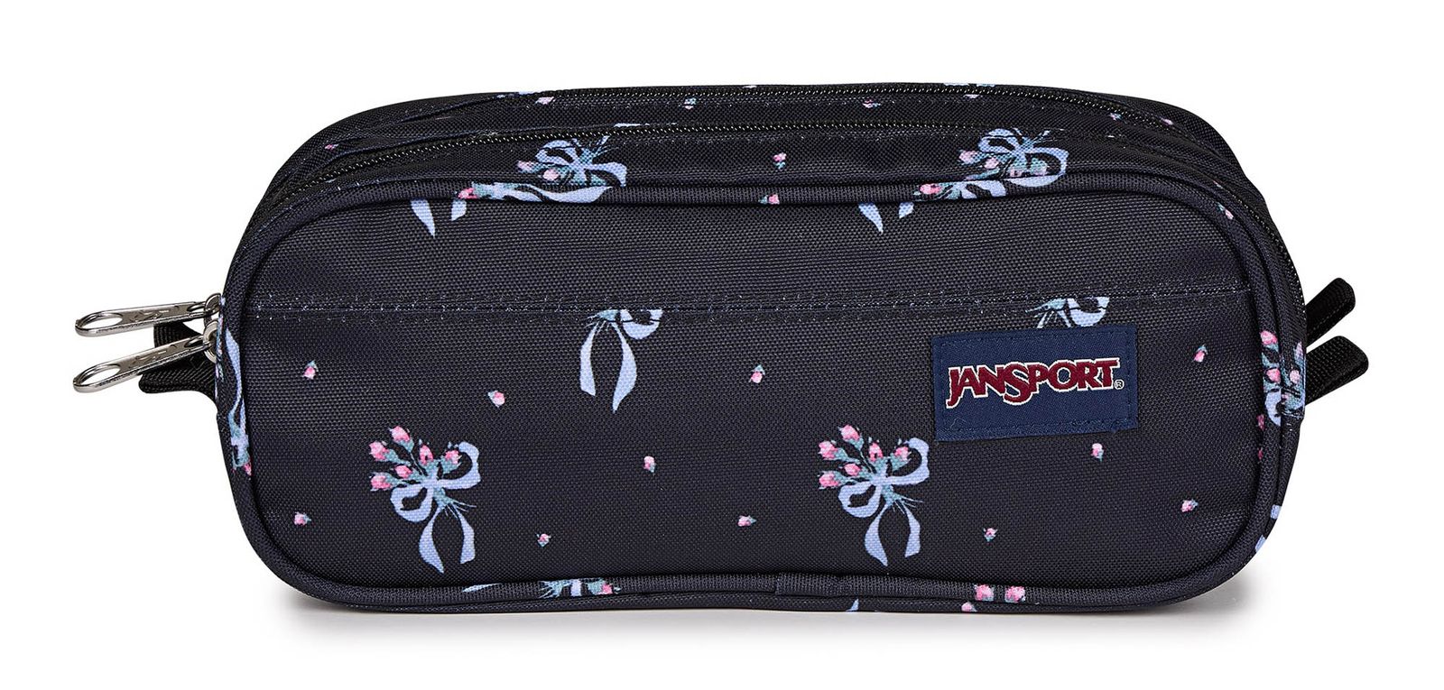 JanSport Accessory Pouch L Pastel Petal Black