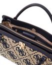 GUESS Audrey Logo Girlfriend Satchel S Navy Logo GUESS Audrey Logo Girlfriend Satchel S Navy Logo