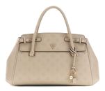 GUESS Diana 3 Compartment Satchel Light Taupe Logo GUESS Diana 3 Compartment Satchel Light Taupe Logo