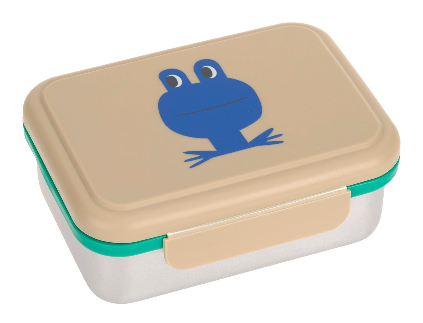 Lässig Lunchbox Stainless Steel Trails Frog