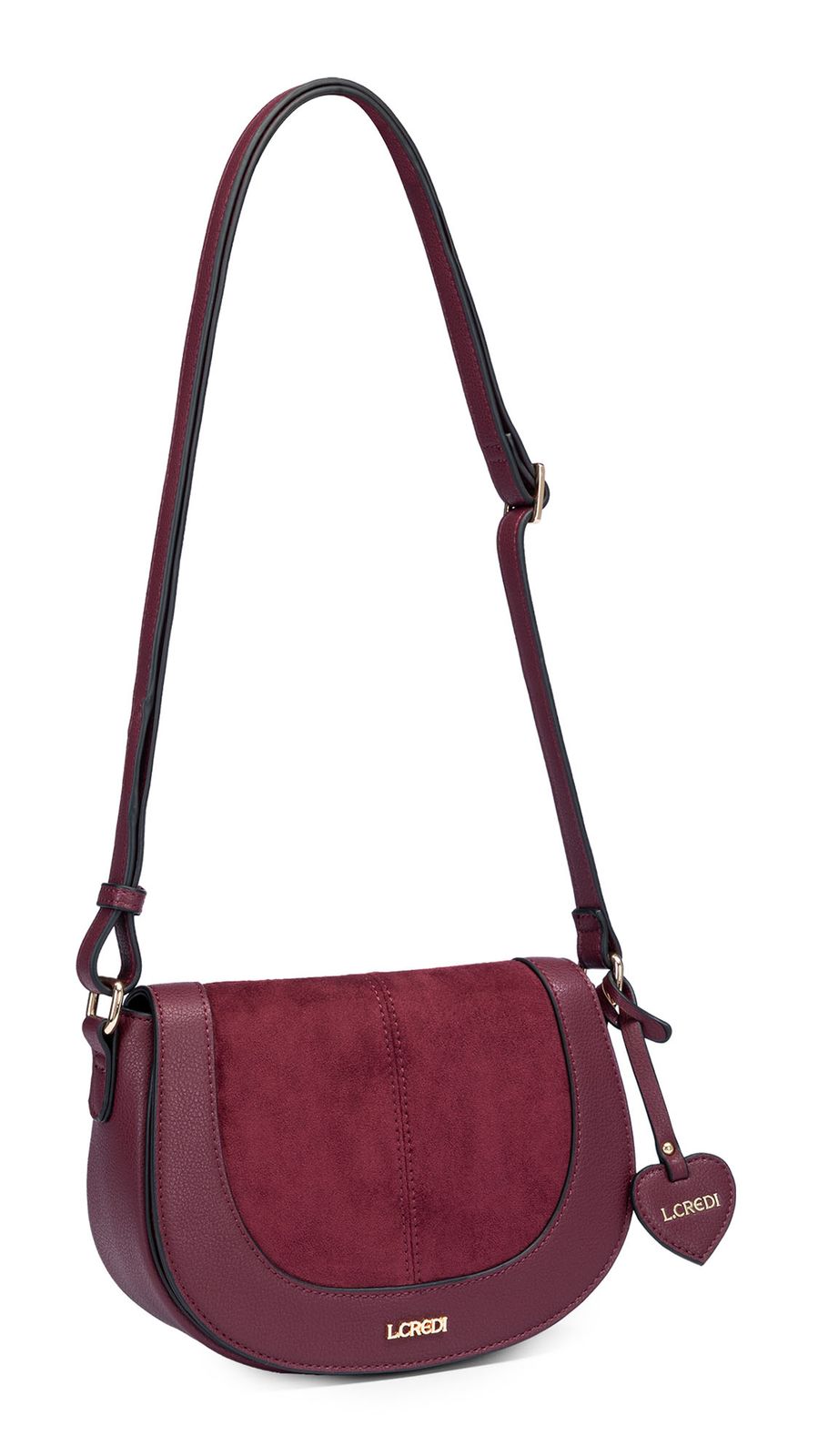 L.CREDI Sopherl Hobo Bag Cherry Shade L.CREDI Sopherl Hobo Bag Cherry Shade