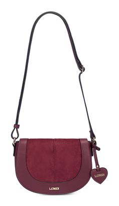 L.CREDI Sopherl Hobo Bag Cherry Shade