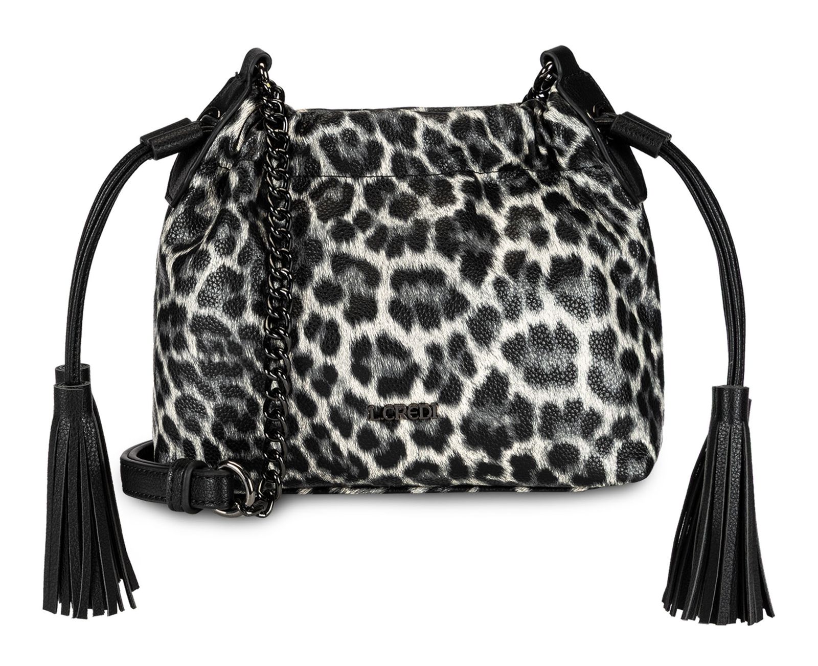 L.CREDI Sigal Crossbody Bag Black / Mix