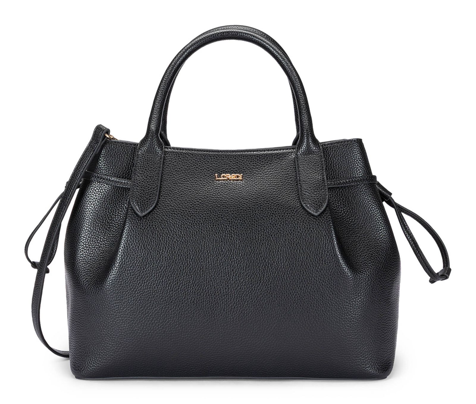 L.CREDI Sapphira Hand Bag Black