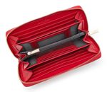 L.CREDI Perla Zip Around Wallet Red L.CREDI Perla Zip Around Wallet Red