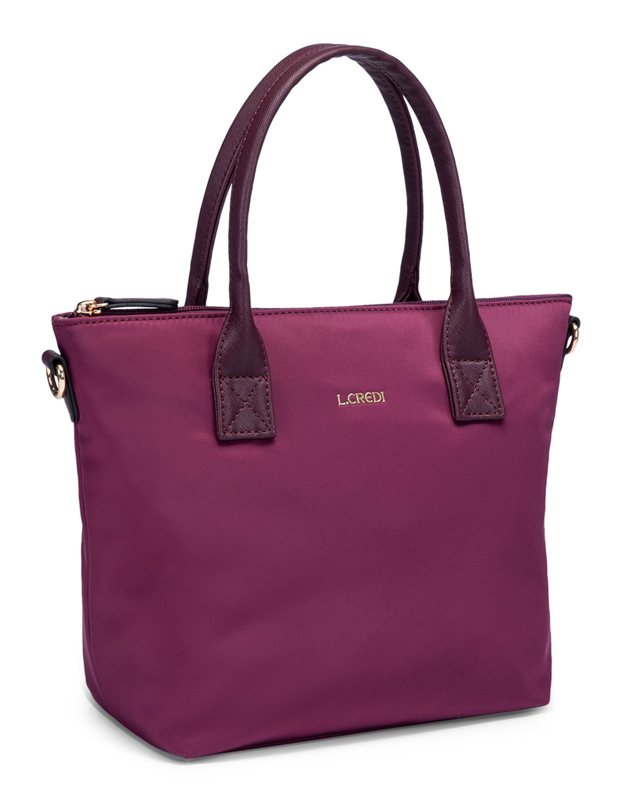 L.CREDI Pura Hand Bag Dark Berry L.CREDI Pura Hand Bag Dark Berry