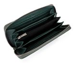 L.CREDI Perla Zip Around Wallet Deep Green