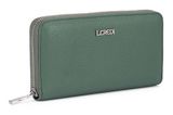 L.CREDI Perla Zip Around Wallet Deep Green