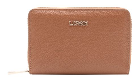 L.CREDI Perla Zip Around Wallet S Cognac L.CREDI Perla Zip Around Wallet S Cognac