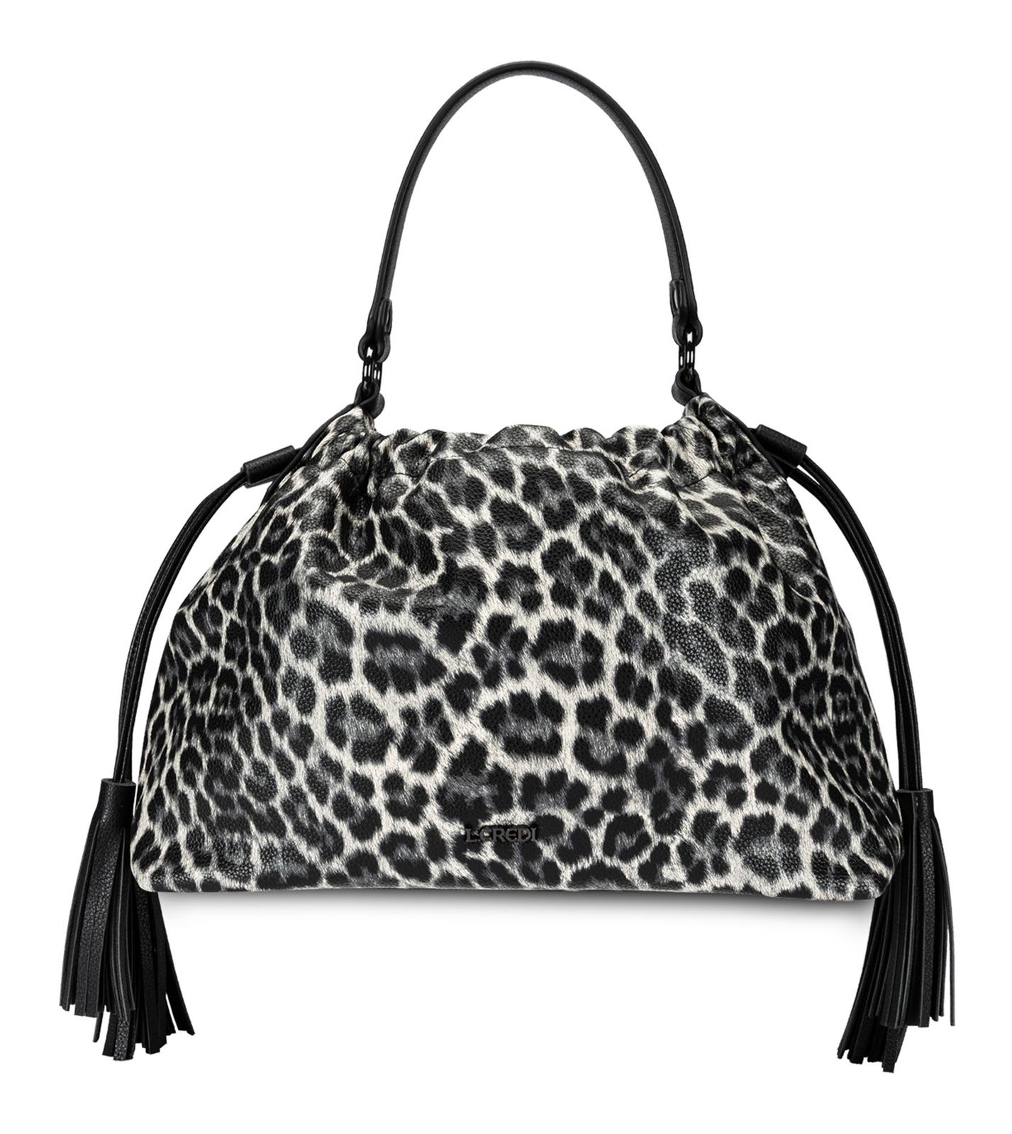 L.CREDI Sigal Hobo Bag Black / Mix