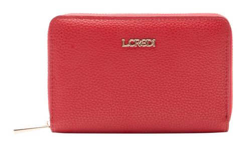 L.CREDI Perla Zip Around Wallet S Red L.CREDI Perla Zip Around Wallet S Red
