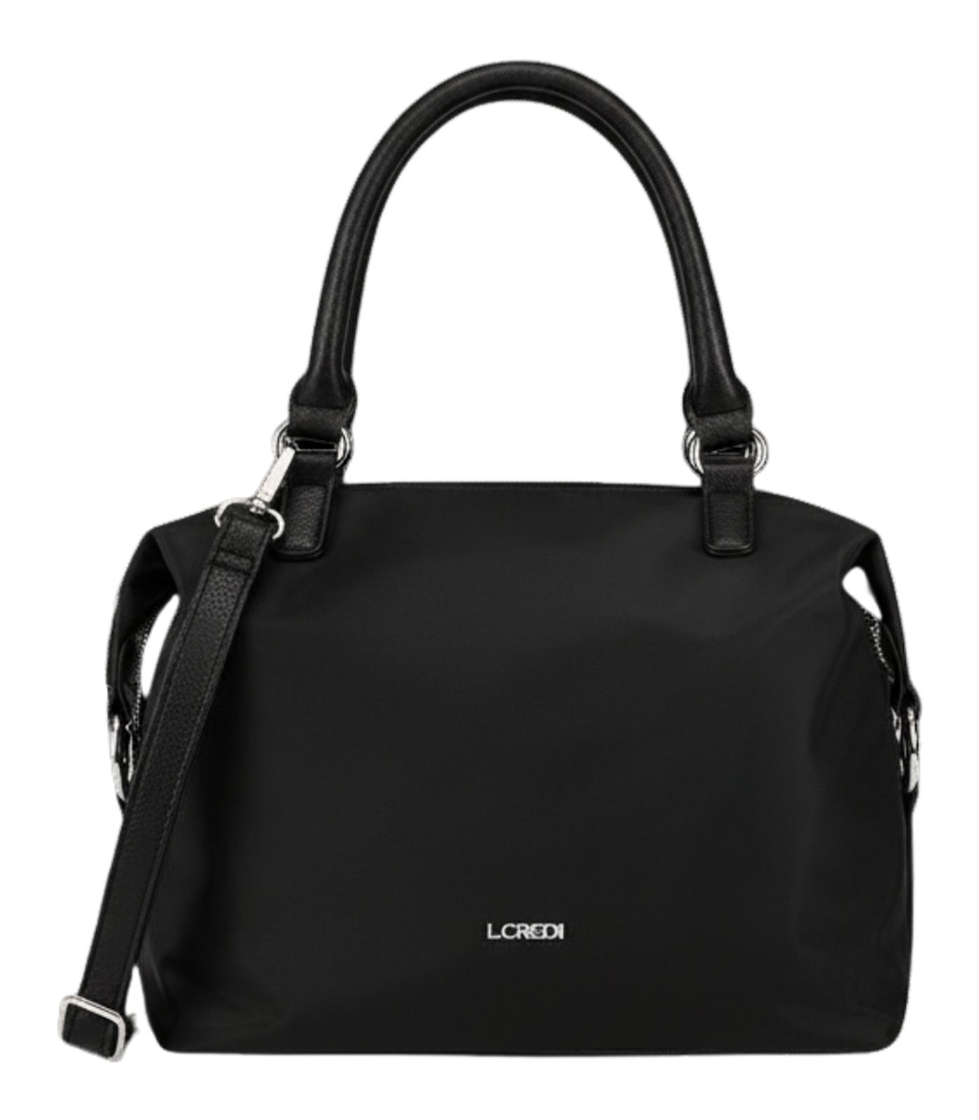 L.CREDI Stravel Handbag Black