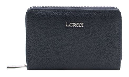L.CREDI Perla Zip Around Wallet S Marina L.CREDI Perla Zip Around Wallet S Marina