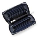 L.CREDI Perla Zip Around Wallet S Marina L.CREDI Perla Zip Around Wallet S Marina