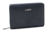 L.CREDI Perla Zip Around Wallet S Marina L.CREDI Perla Zip Around Wallet S Marina